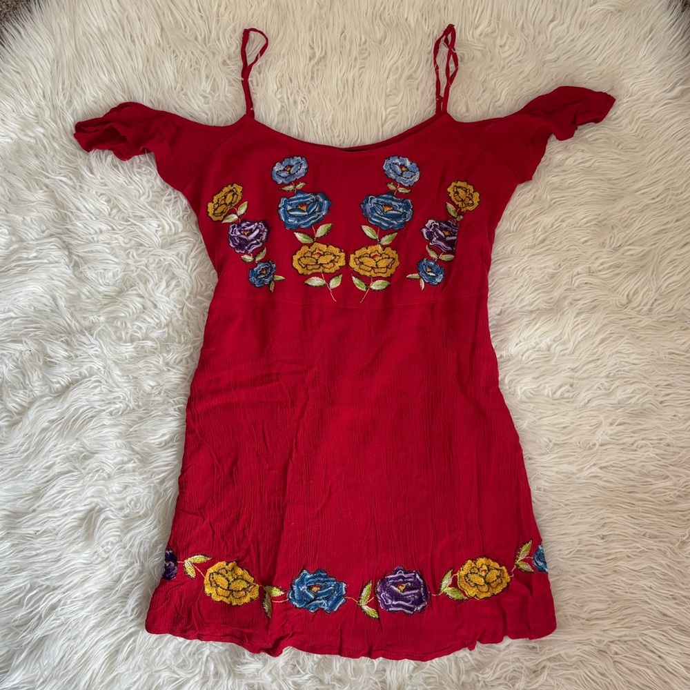 Floral Forever 21 Mini Dress Tunic